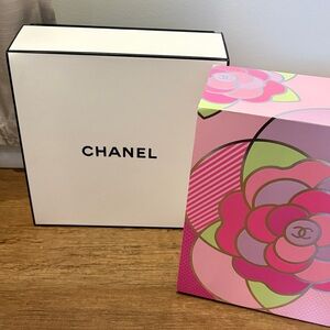 Chanel Pink and Green Floral Box Set